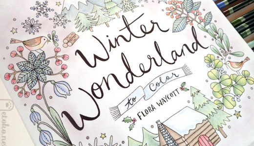 春に向かいつつ冬を惜しむ『Winter Wonderland to Color』