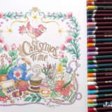 色の決め方とフリー塗り絵Christmas Time